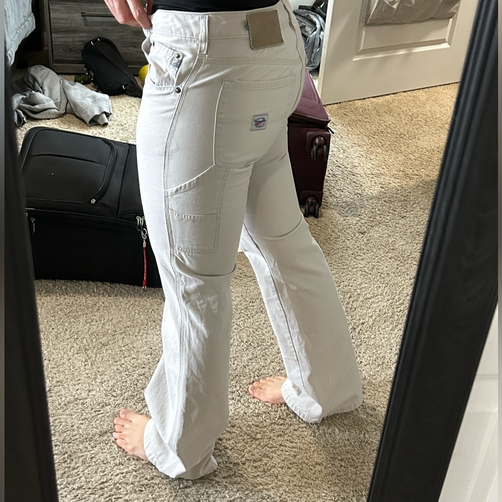 Vintage Khaki Silver Jeans flare pants